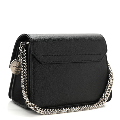 Givenchy Goatskin Mini GV3 Shoulder Bag Black 2 of 9