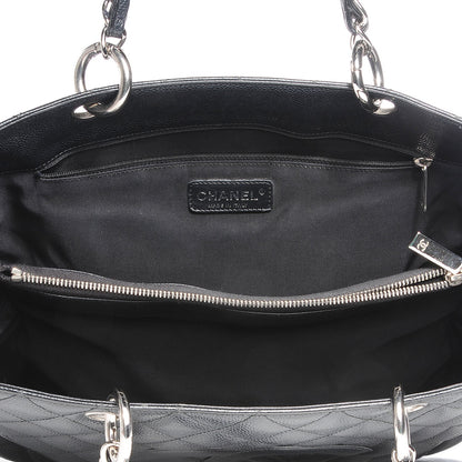 Chanel Caviar Quilted Grand Shopping Tote GST Black 7 of 7