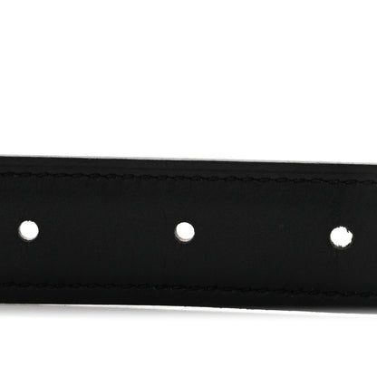 Hermes Epsom Swift 24mm Mors H Belt 100 Black Gold 3 of 6