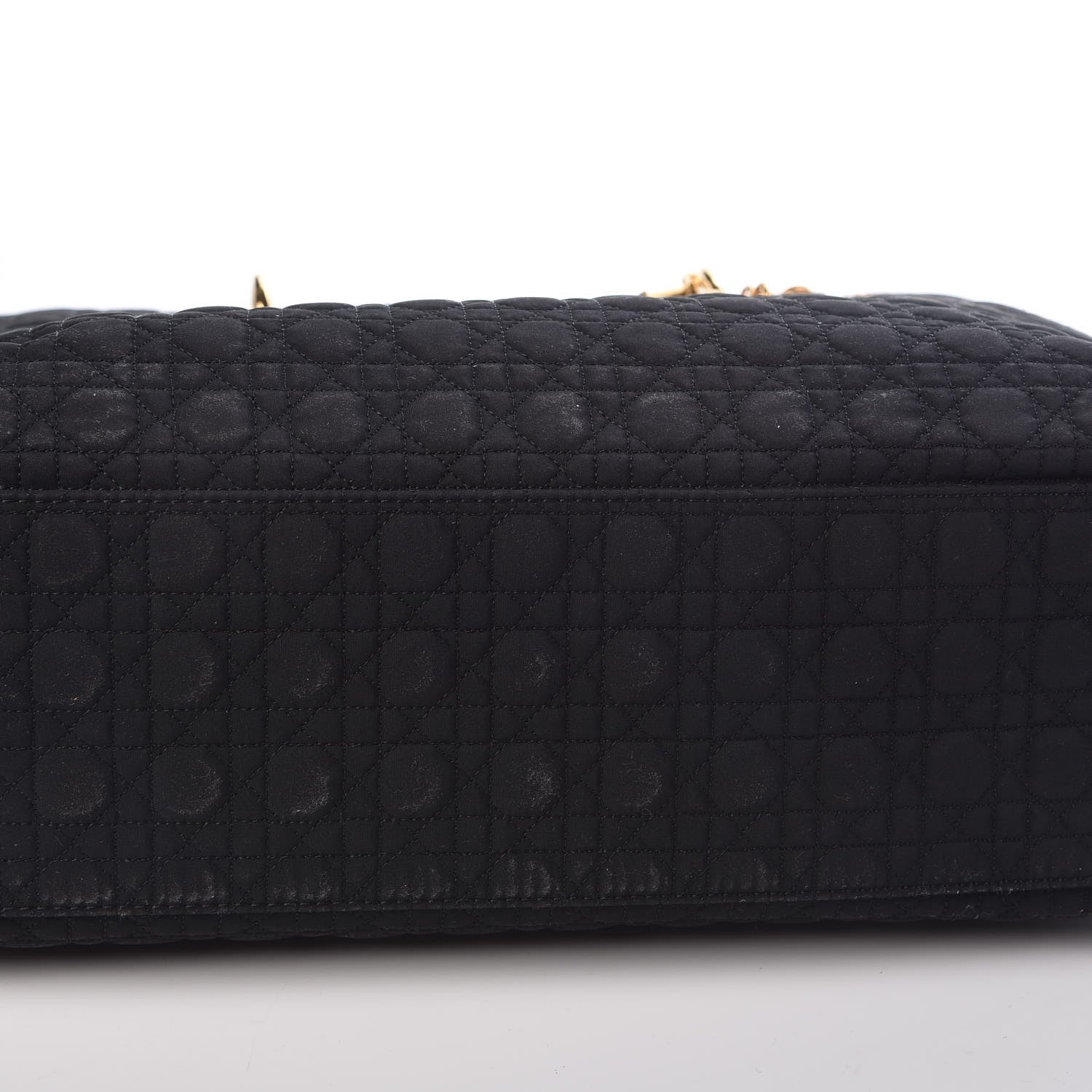Christian Dior Nylon Cannage Large Lady Dior Black 10 of 11