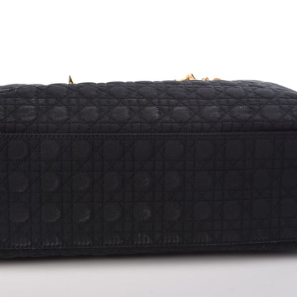 Christian Dior Nylon Cannage Large Lady Dior Black 10 of 11