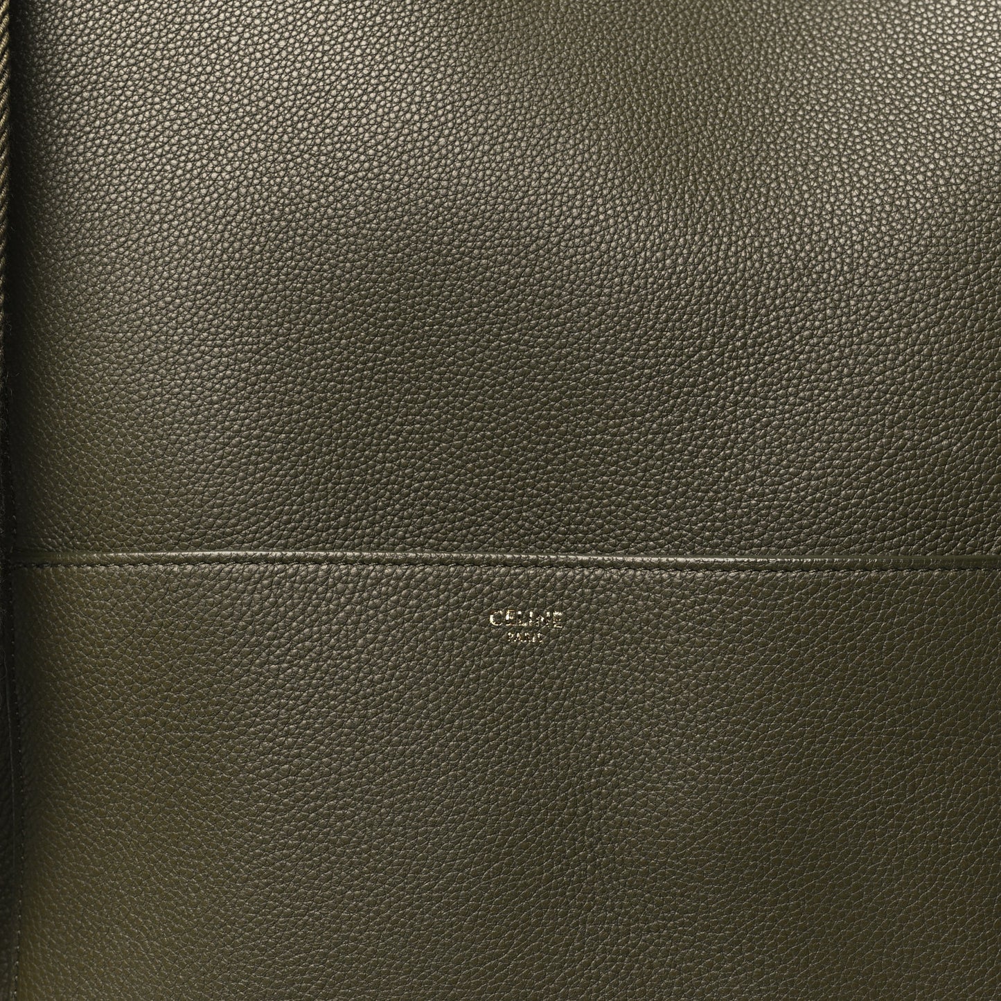 Soft Grained Calfskin Sangle Bucket Bag Light Khaki