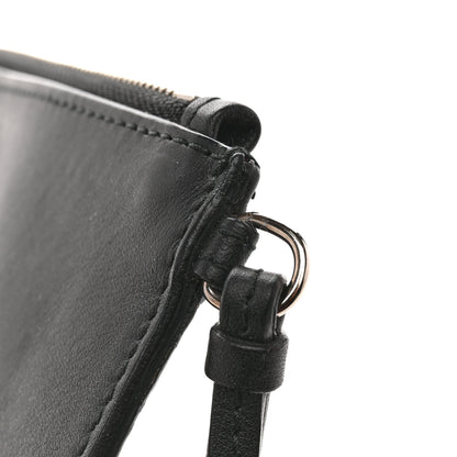 Christian Dior Calfskin Diorissimo Pouch Black 9 of 10