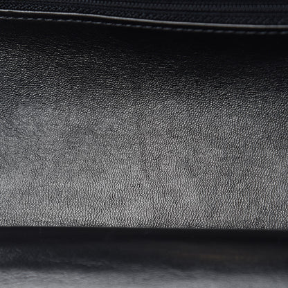 Chanel Lambskin Quilted Medium Double Flap Black 13 of 18