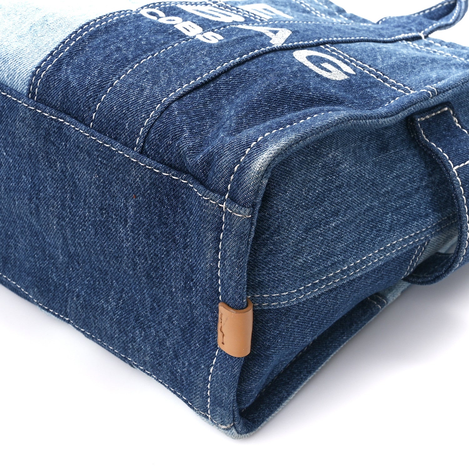 Marc Jacobs Denim Canvas Medium The Tote Bag Blue 12 of 12