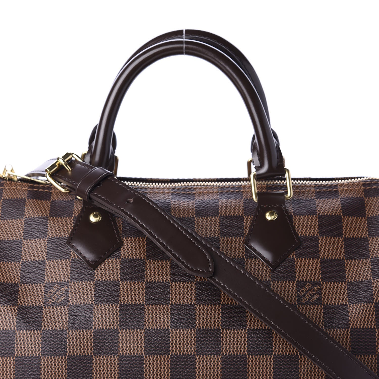 Louis Vuitton Damier Ebene Speedy Bandouliere 30 11 of 11
