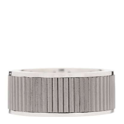 Tiffany Sterling Silver Titanium Coin Edge Ring 54 7 1 of 5