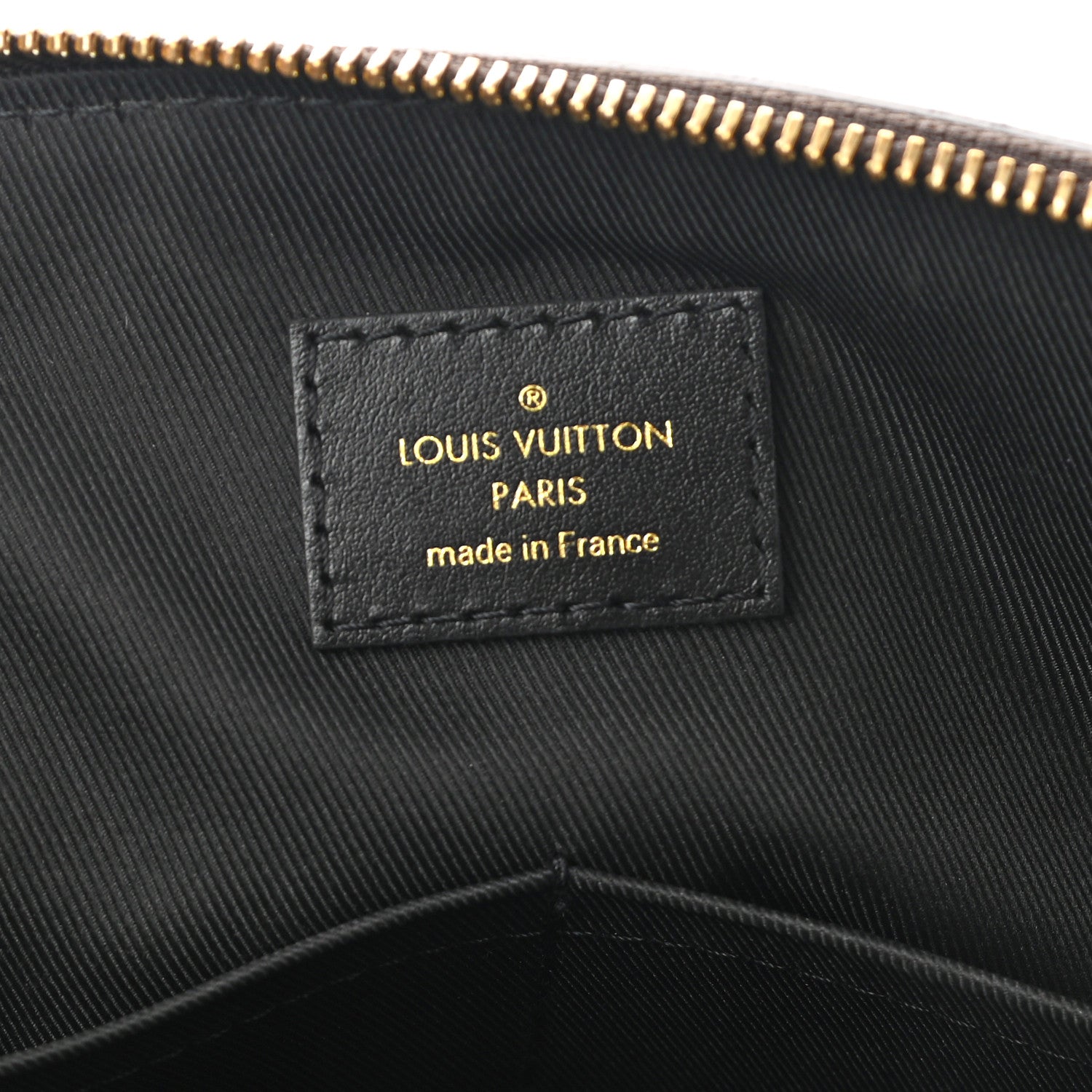 Louis Vuitton Damier Ebene Odeon Tote MM Black 6 of 9