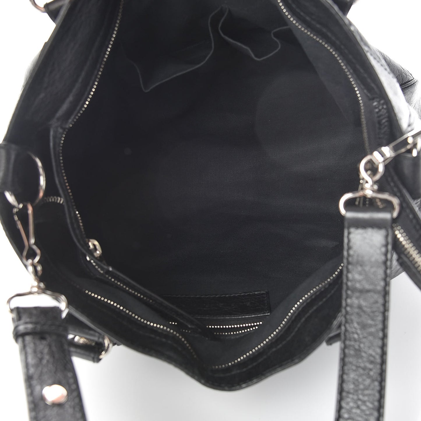 Agneau Giant 12 Silver Hardware Velo Black