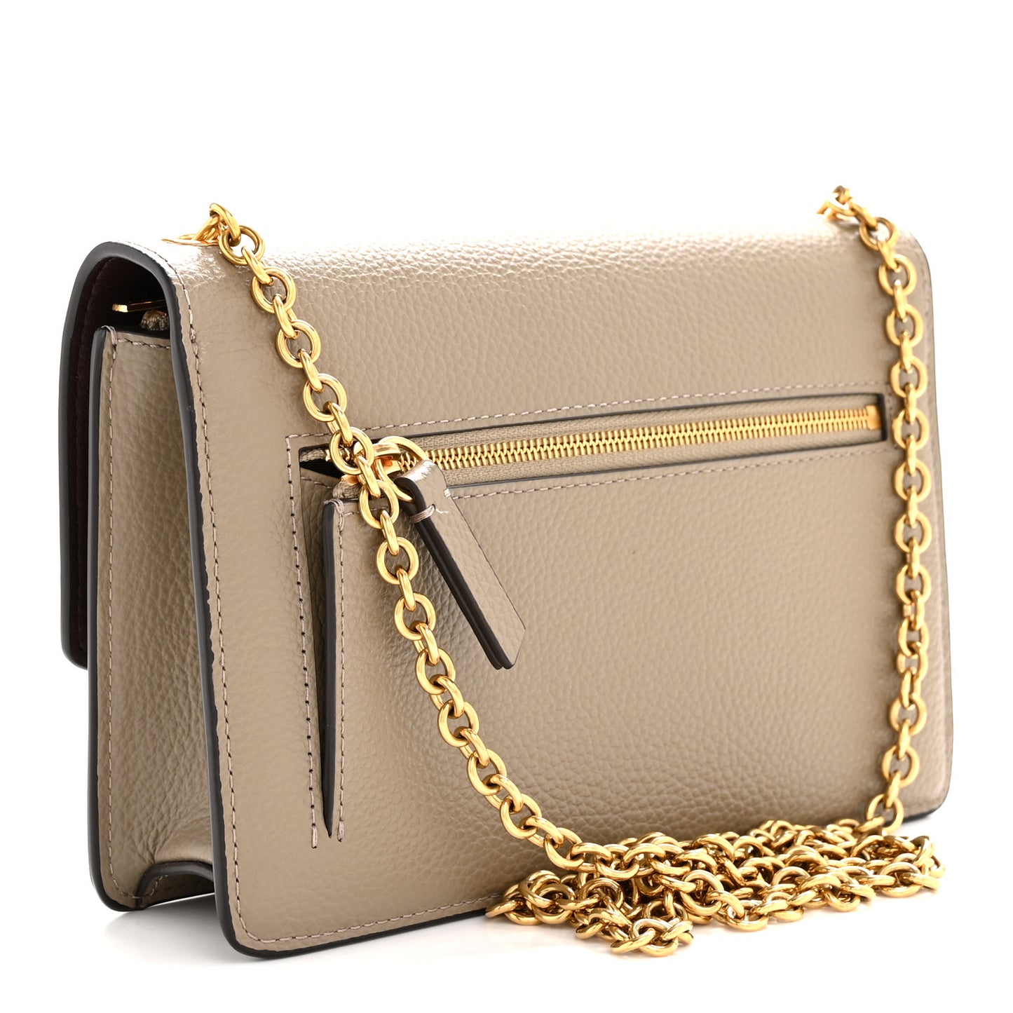 Small Classic Grain Calfskin Small Darley Clay