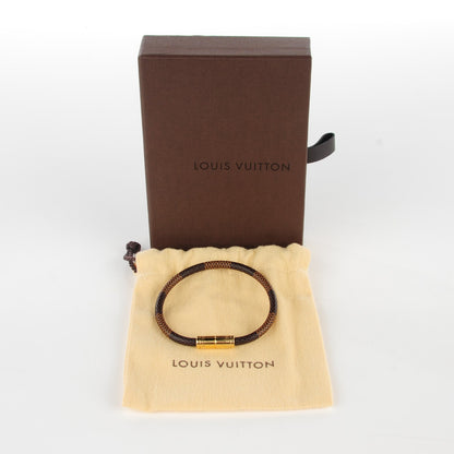 Louis Vuitton Damier Ebene Keep It Bracelet 17 7 of 7