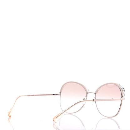 Chanel Pearl Sunglasses 4246-H Pink Gold 4 of 7