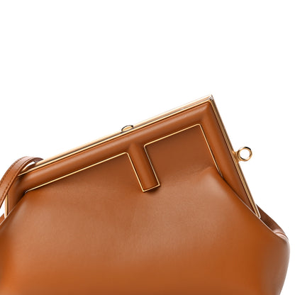 Fendi Shiny Nappa Small Fendi First Caramello 8 of 13