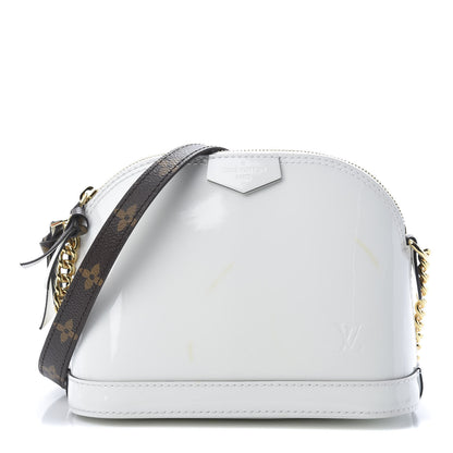 Louis Vuitton Patent Monogram Alma Mini Snow 1 of 15