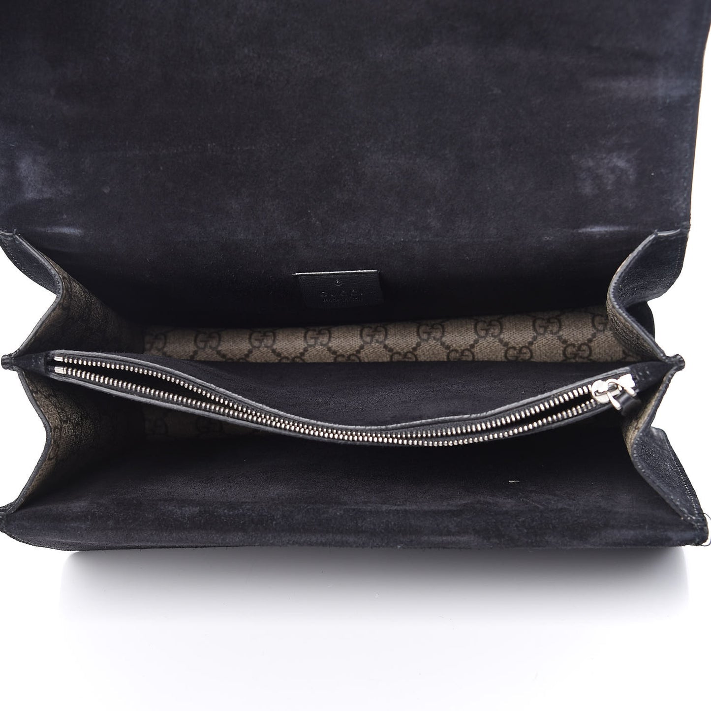 GG Supreme Monogram Medium Dionysus Shoulder Bag Black