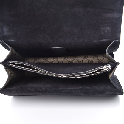 Gucci GG Supreme Monogram Medium Dionysus Shoulder Bag Black 8 of 17