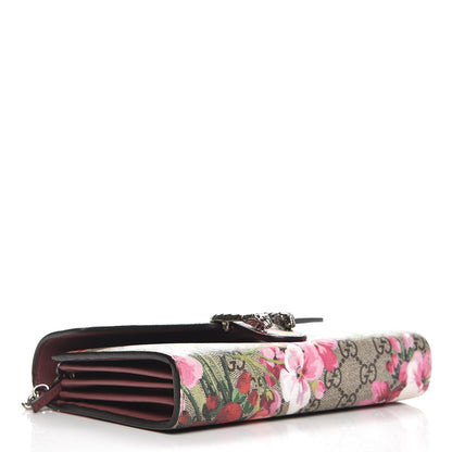 Gucci GG Supreme Monogram Blooms Mini Dionysus Chain Wallet Beige Multicolor Dry Rose 4 of 8