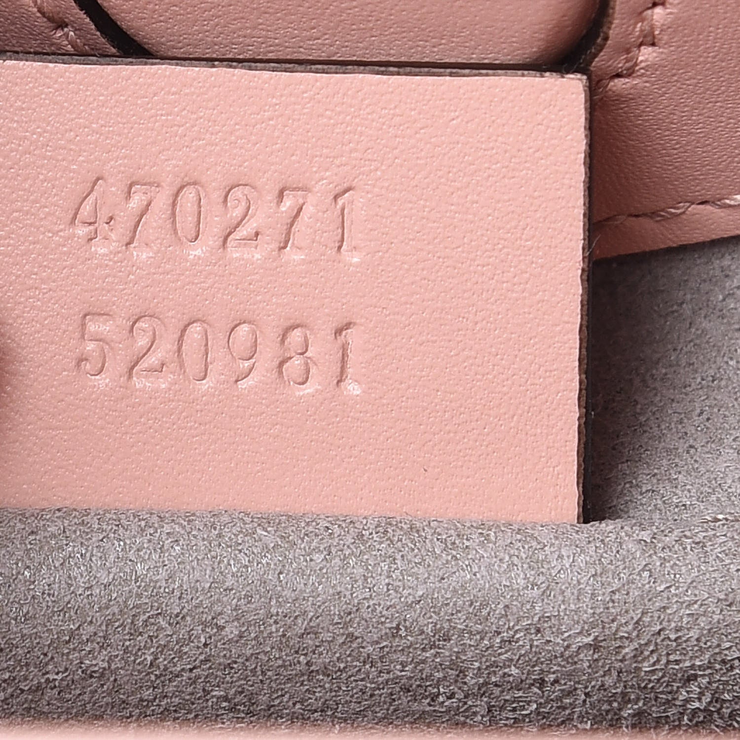 Gucci Nappa Bamboo Web Mini Nymphaea Top Handle Bag Perfect Pink Mystic White 7 of 10