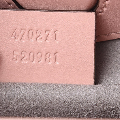 Gucci Nappa Bamboo Web Mini Nymphaea Top Handle Bag Perfect Pink Mystic White 7 of 10