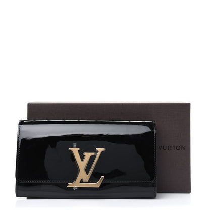 Louis Vuitton Patent Louise EW Clutch Black 11 of 11