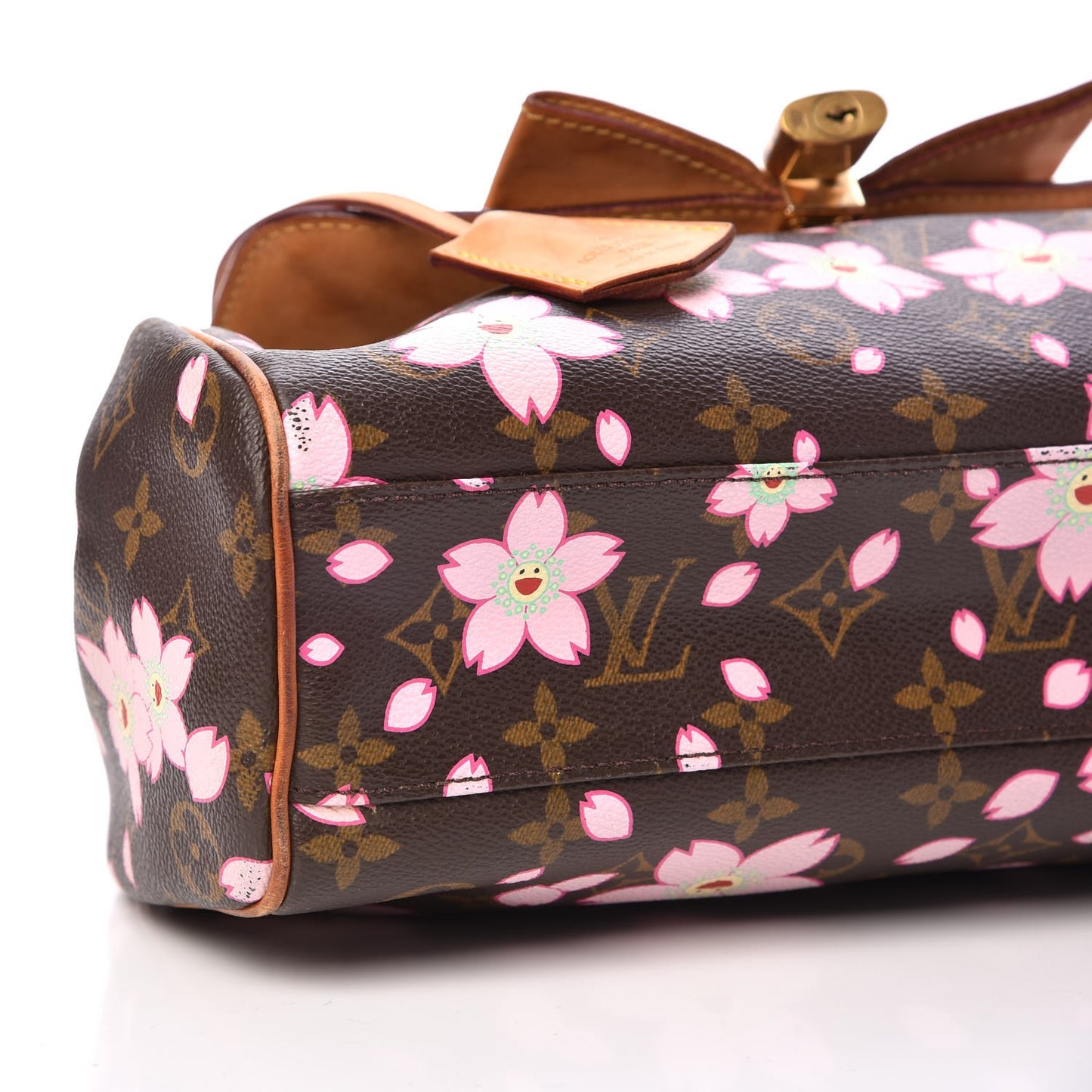 Monogram Cherry Blossom Sac Retro Bag Brown