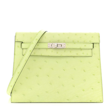 Hermes Ostrich Kelly Danse II Belt Bag Jaune Bourgeon 1 of 10