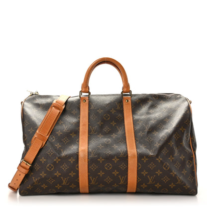 Louis Vuitton Monogram Keepall Bandouliere 50 1 of 12