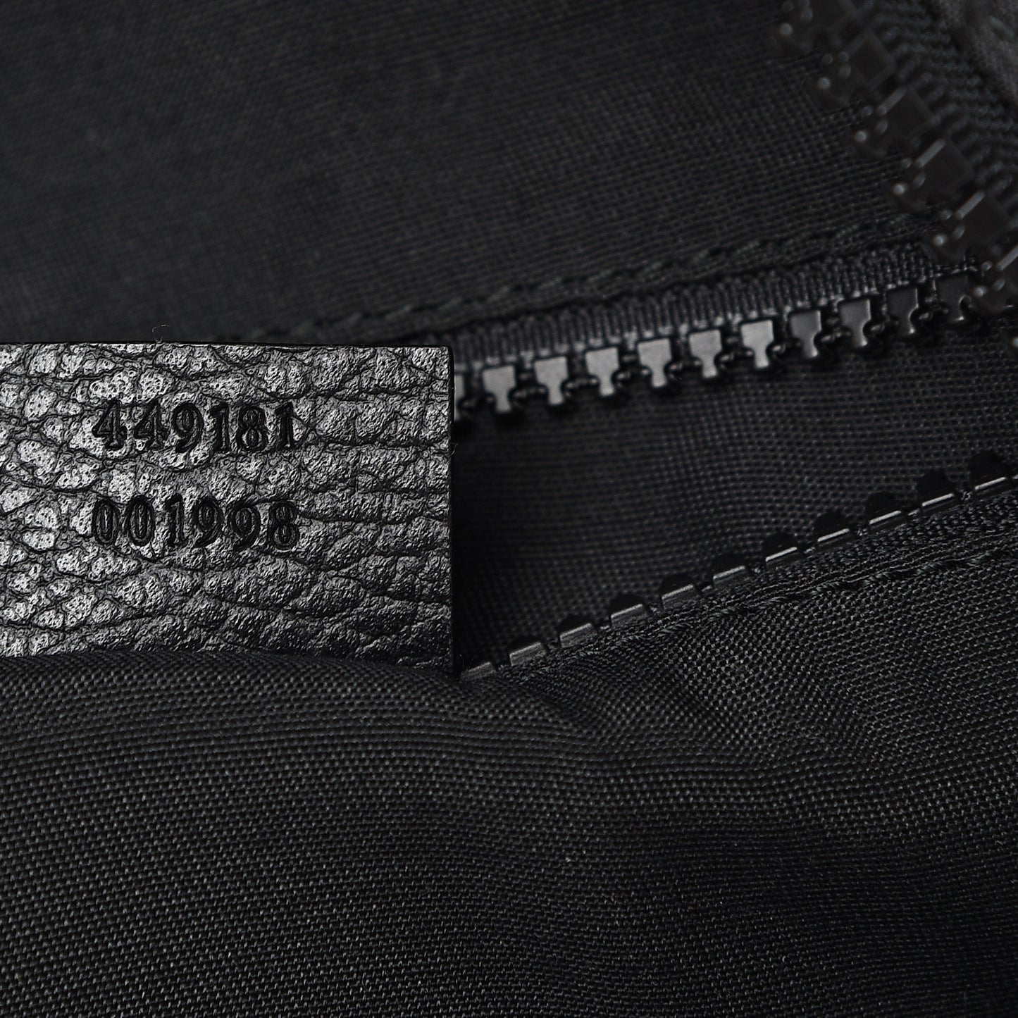 Nylon Monogram Slim Backpack Black