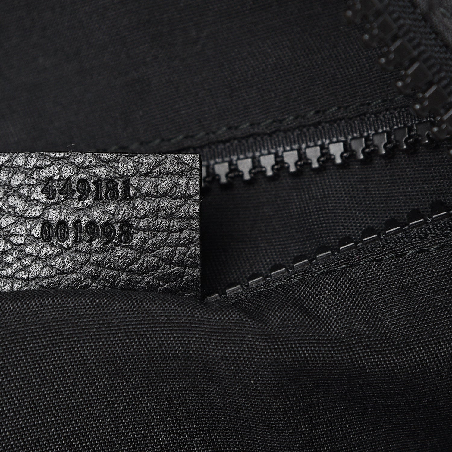 Gucci Nylon Monogram Slim Backpack Black 6 of 11