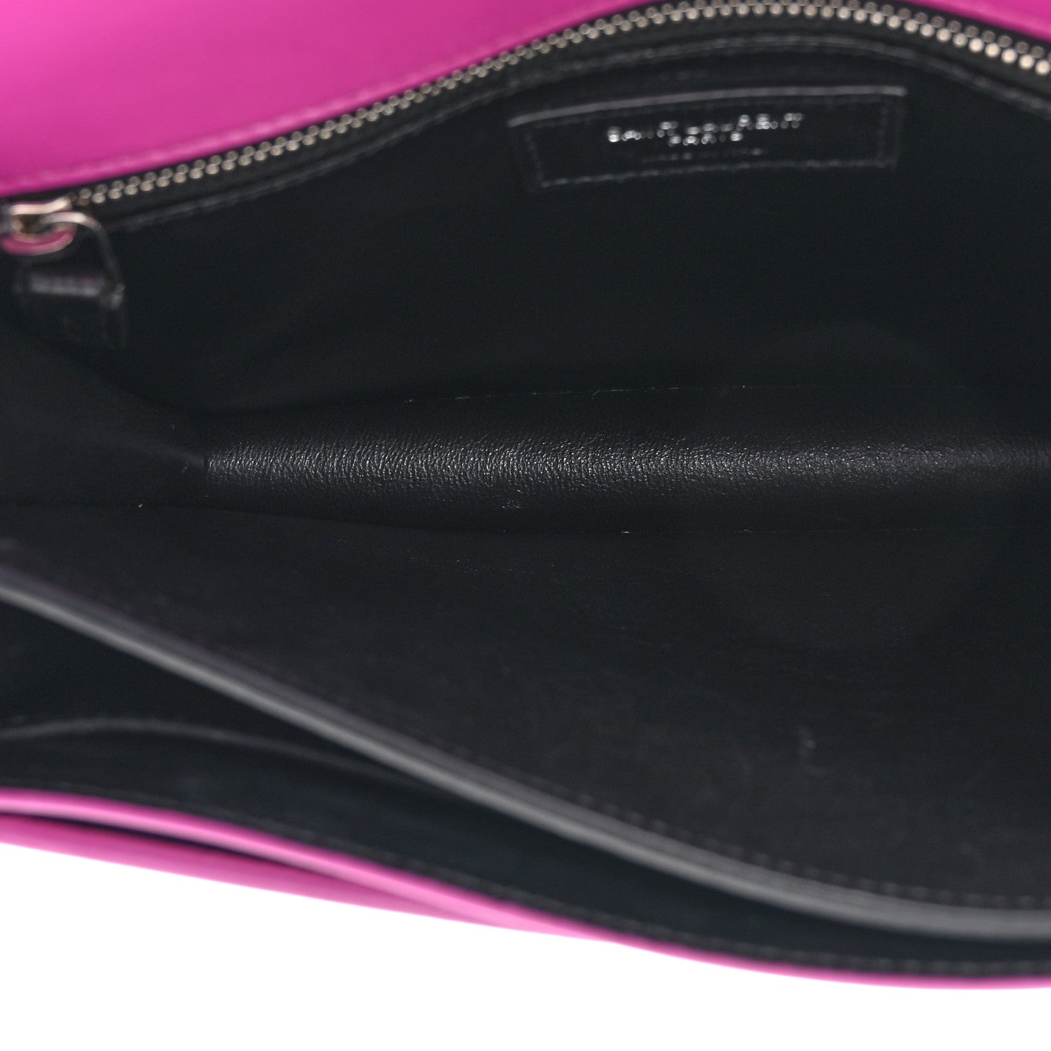 Saint Laurent Smooth Calfskin Monogram Cassandra Clasp Bag Electric Fuchsia 6 of 16