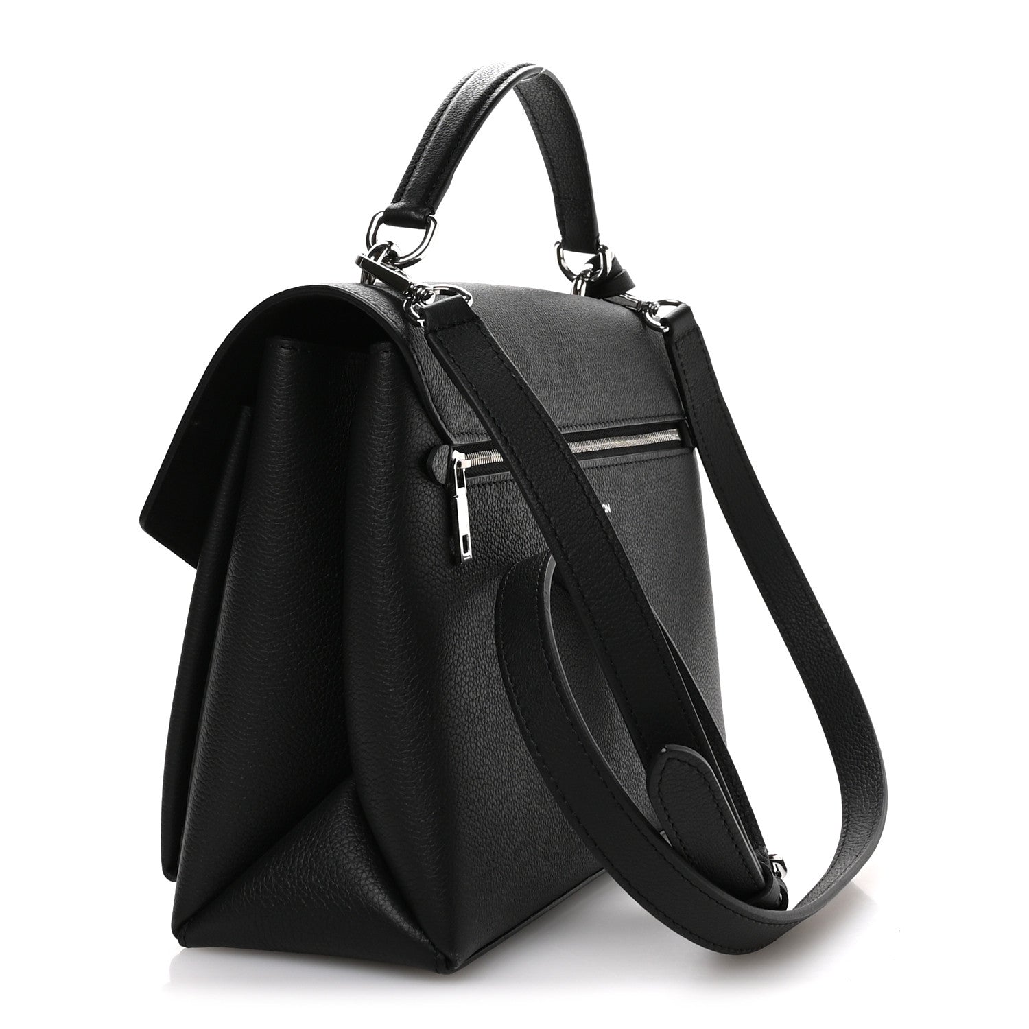 Louis Vuitton Soft Calfskin My Lockme Top Handle Black 3 of 11