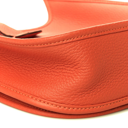 Hermes Taurillon Clemence Evelyne III PM Orange 5 of 9