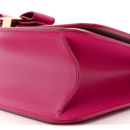 Salvatore Ferragamo Smooth Calfskin Vara Bow Chain Flap Crossbody Begonia 10 of 11