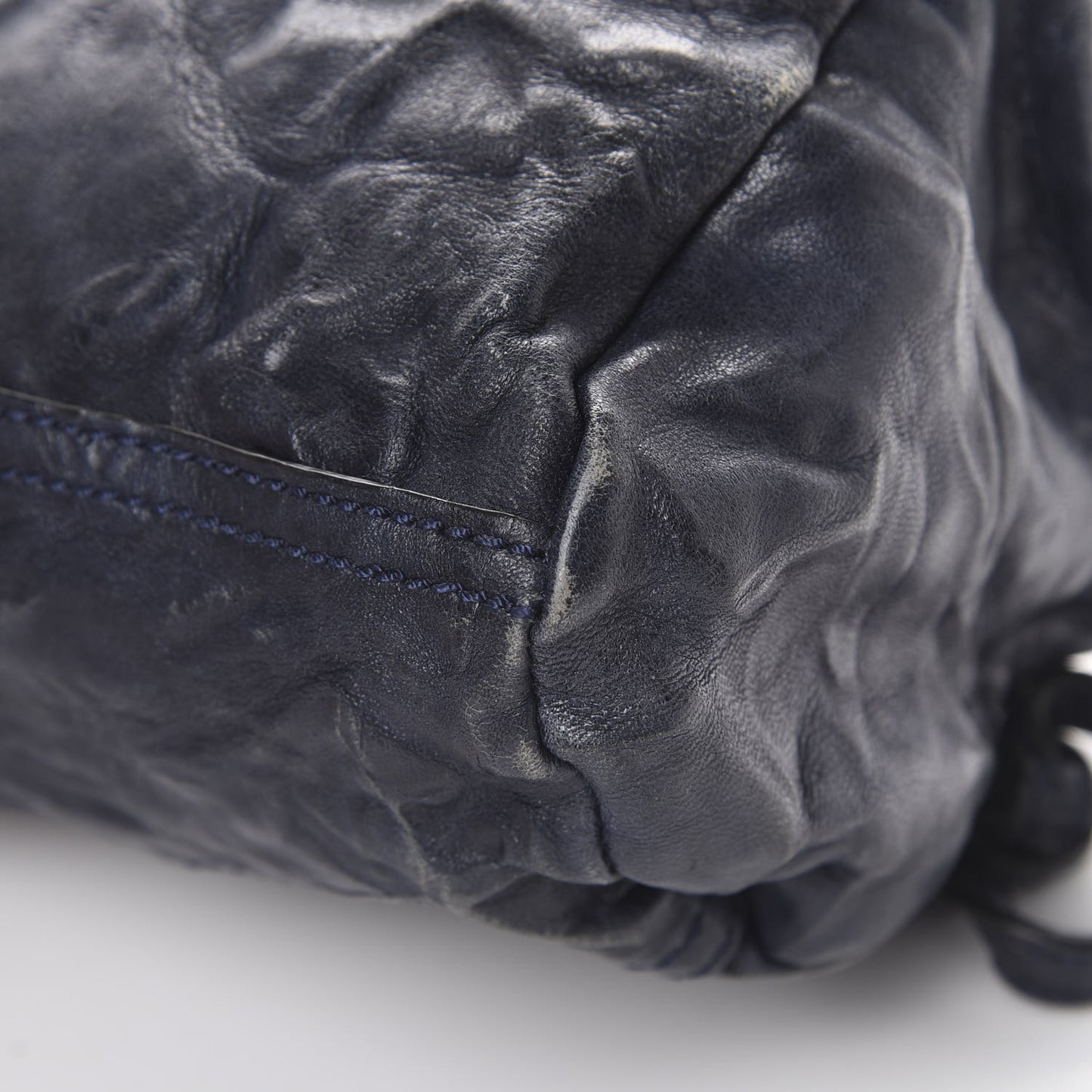 Tumbled Sheepskin Mini Pandora Navy