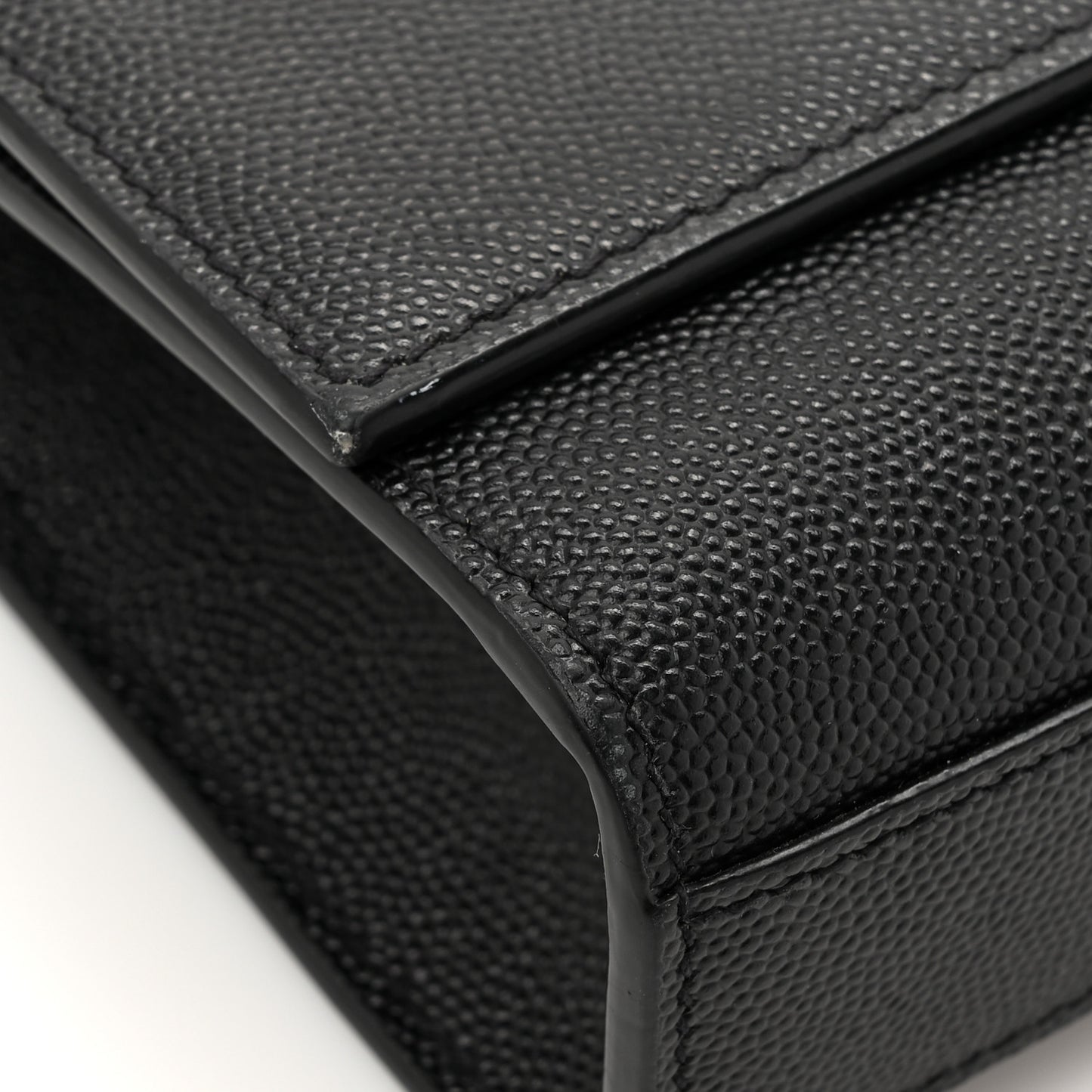 Grain De Poudre Medium Classic Monogram Kate Satchel Black