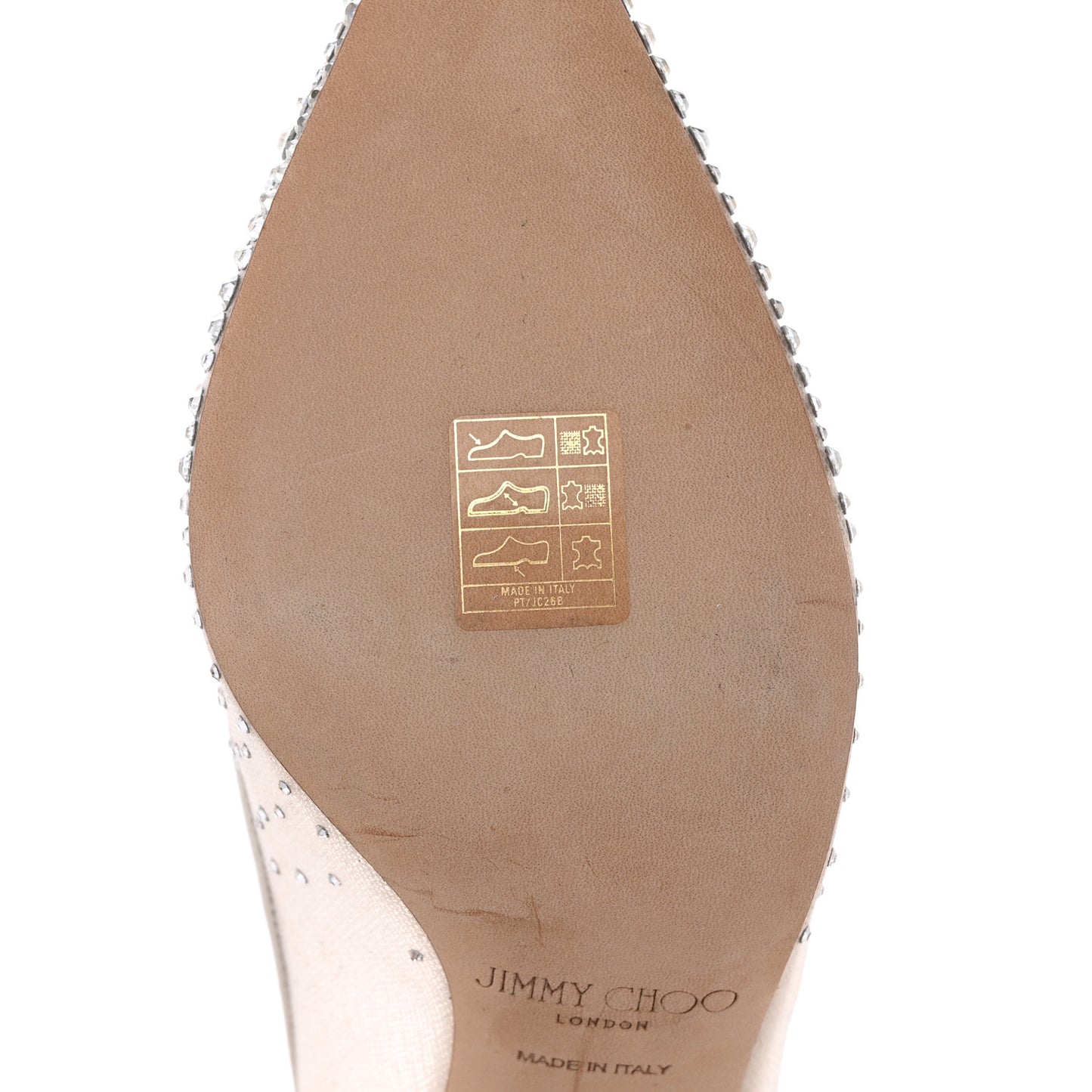 Calfskin Mesh Crystal Love 85 Pumps 37