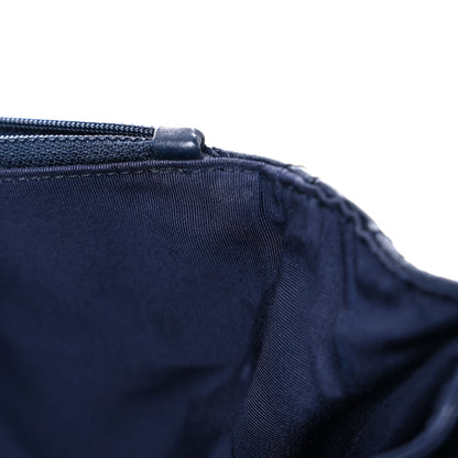 Chanel Calfskin Quilted Small XXL Travel Flap Bag Navy 14 of 16