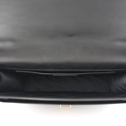 Saint Laurent Smooth Calfskin Large High School Satchel Black 5 of 12