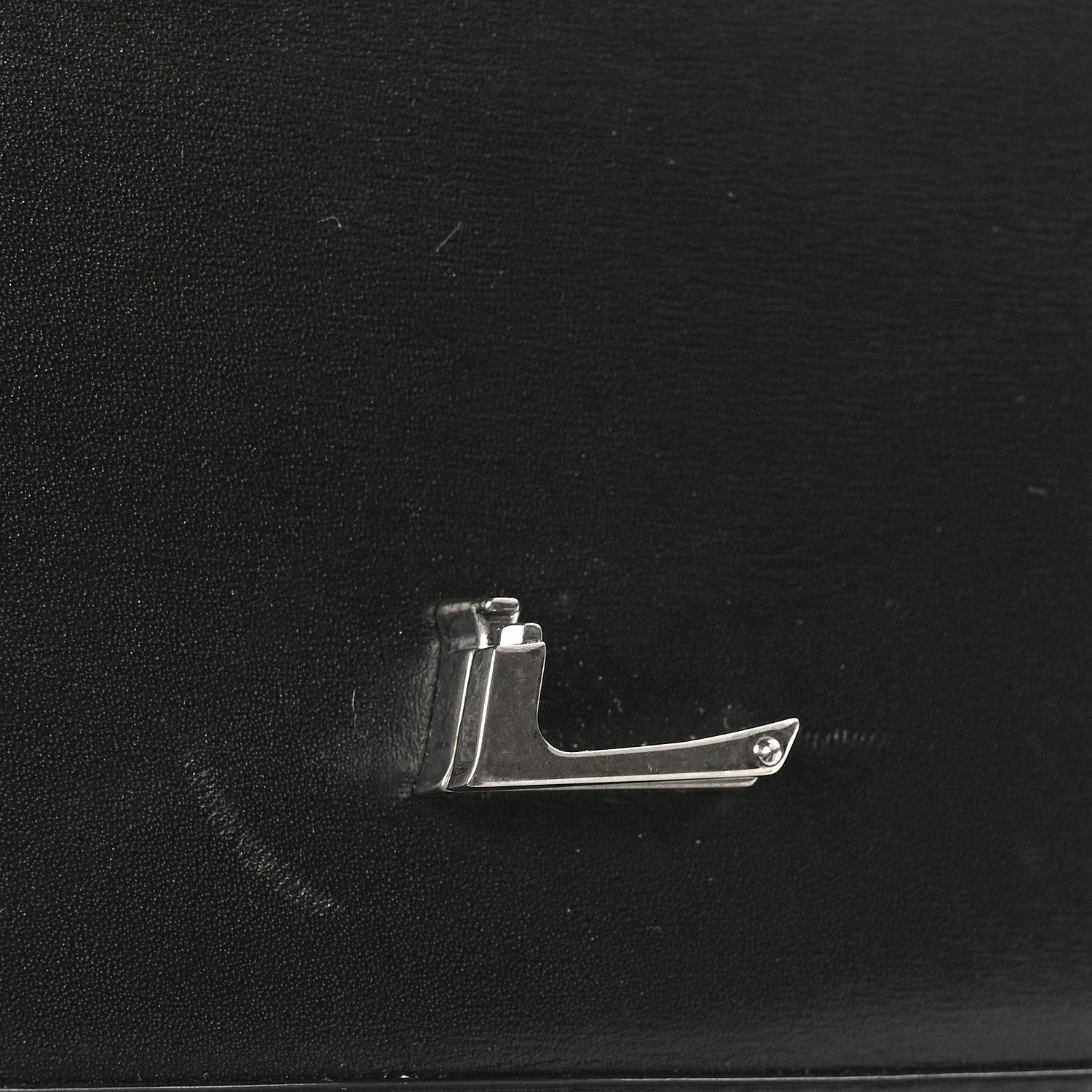 Saint Laurent Box Calfskin Monogram Medium Solferino Satchel Black 9 of 10