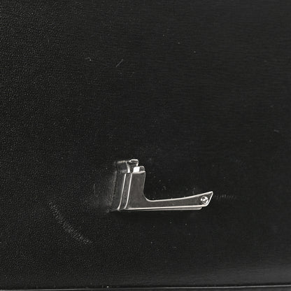 Saint Laurent Box Calfskin Monogram Medium Solferino Satchel Black 9 of 10