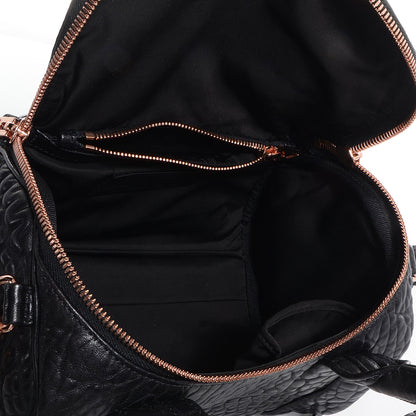 Alexander Wang Pebbled Lambskin Rockie Black w Rose Gold Hardware 5 of 8