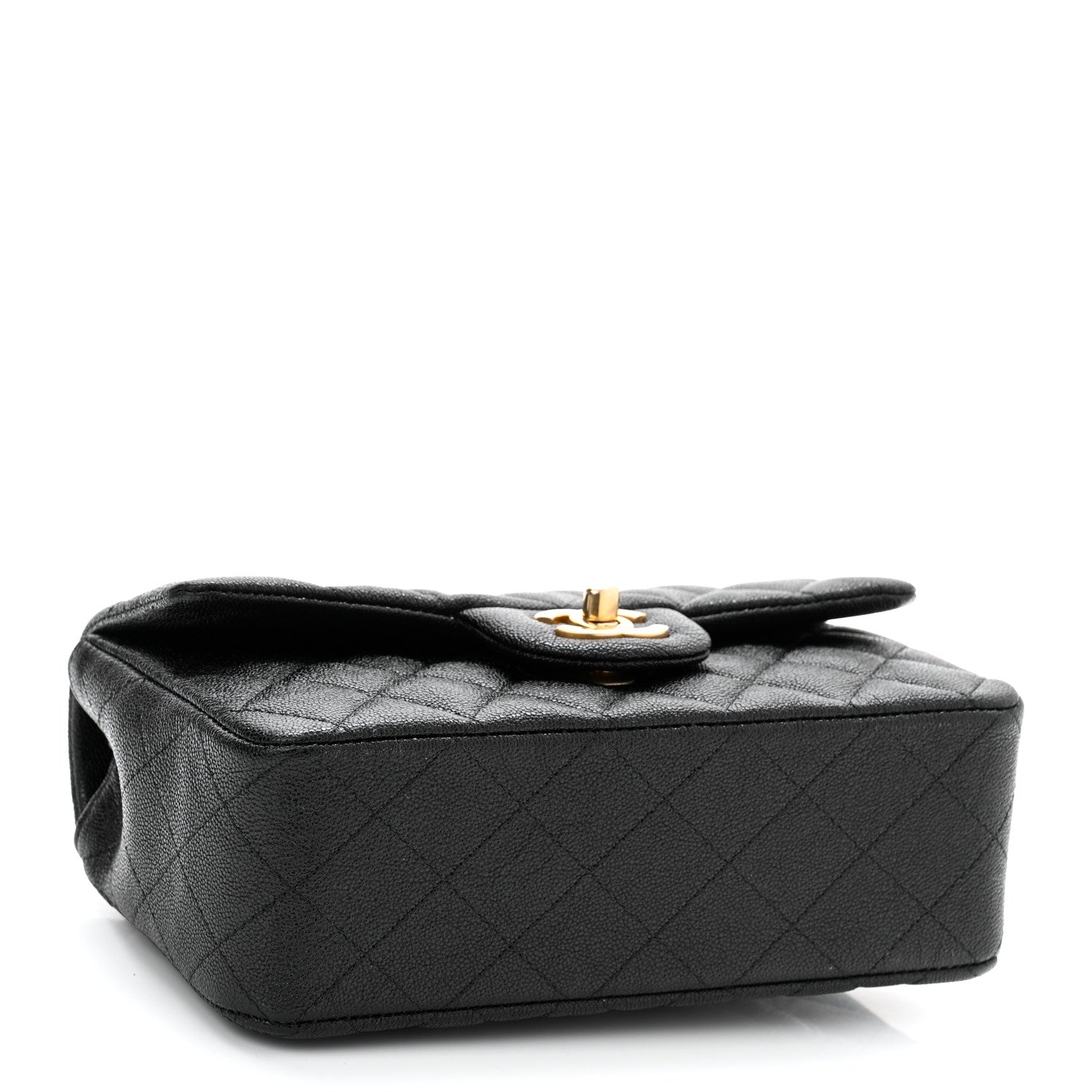 Chanel Caviar Quilted Mini Top Handle Rectangular Flap Black 4 of 11