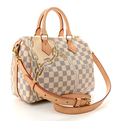 Louis Vuitton Damier Azur Nautical Speedy Bandouliere 25 3 of 14