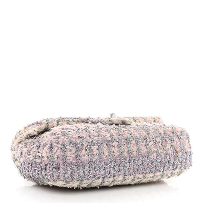 Chanel Tweed Medium Single Flap Pink 4 of 11