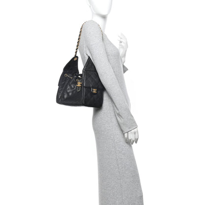 Chanel Caviar Quilted Small Chanel 25 Handbag Black 2 of 11