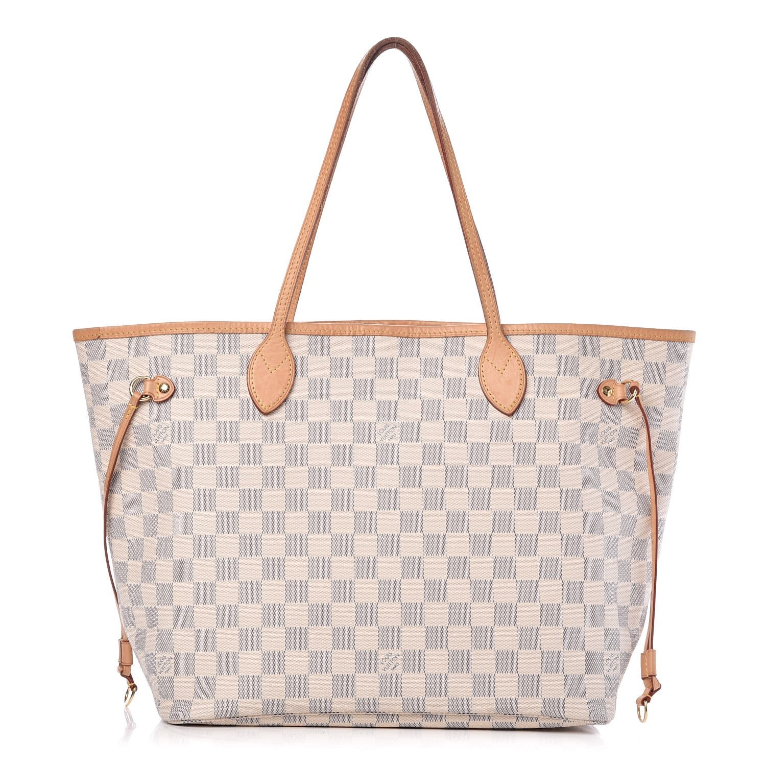Louis Vuitton Damier Azur Neo Neverfull MM Rose Ballerine 1 of 15