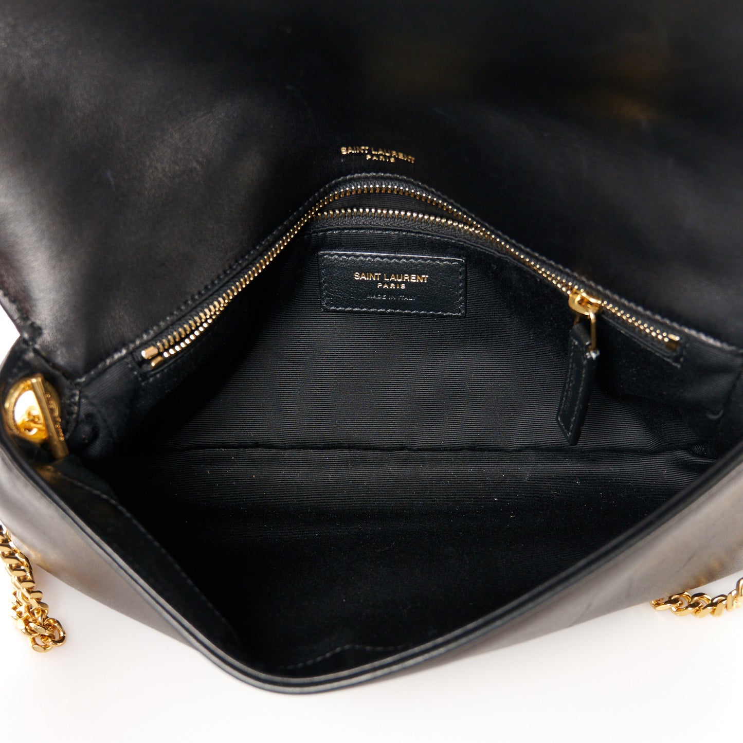Lambskin Matelasse Monogram Kate 99 Black