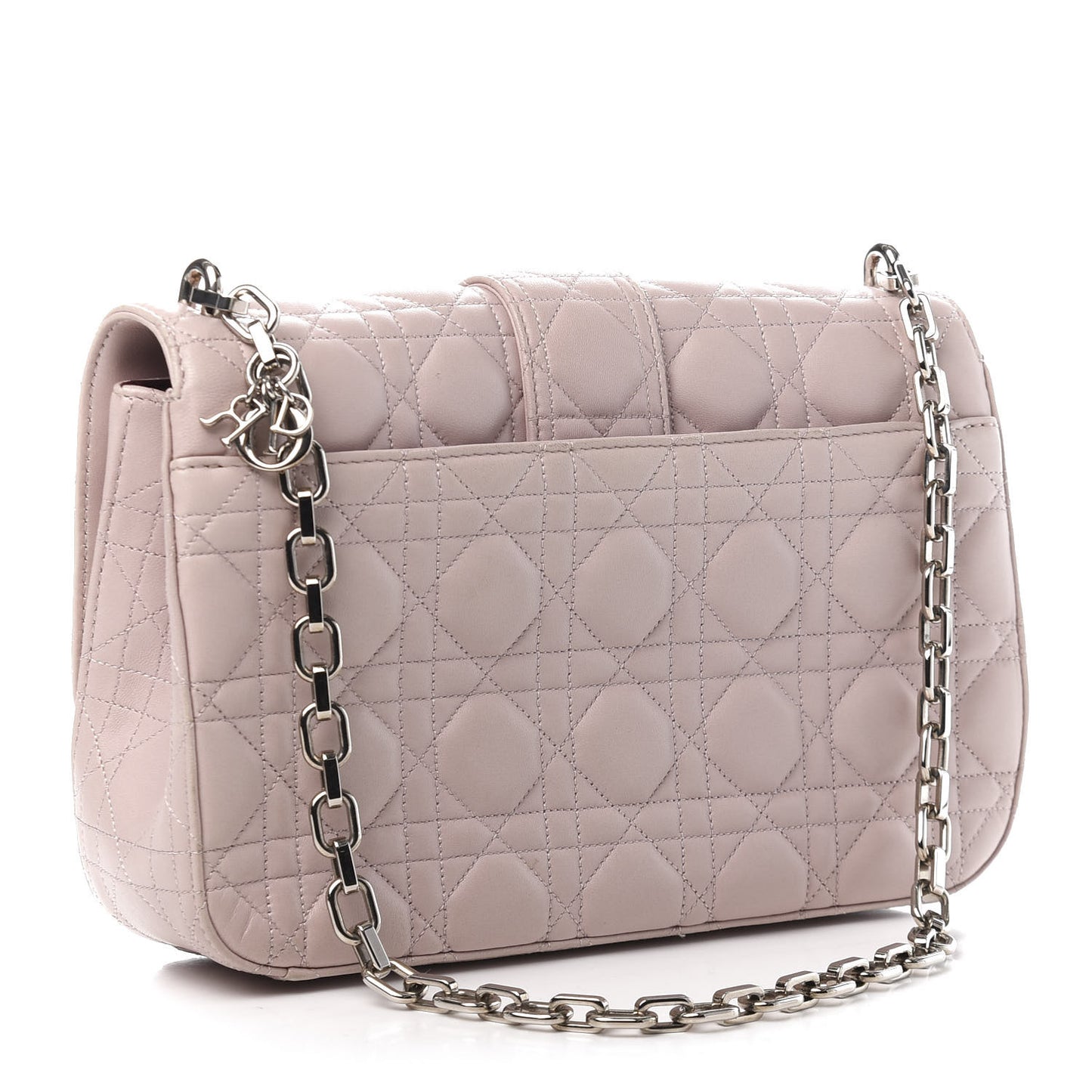 Lambskin Cannage Medium Miss Dior Flap Light Pink