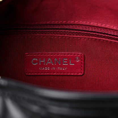 Chanel Aged Calfskin Quilted Small Gabrielle Hobo Black 6 of 14