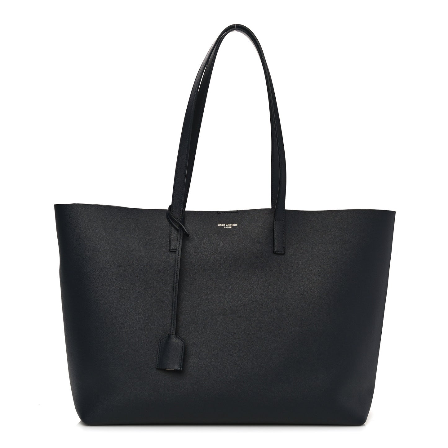 Calfskin Large Shopping Tote Navy